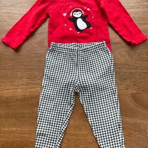 Carter's Red and Black Kids Matching Set
